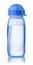 Reusable blue sport water bottle