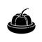 Reusable food saver black glyph icon