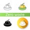 Reusable food saver icon