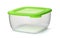 Reusable plastic food container