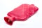 Reusable Rubber Hot Water Bottle- Classic, Large Ãƒâ€šÃ‚Â½ Gallon Red Bag for Hot or Cold Therapy. Remedy for pains and sports