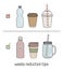 Reusable vs disposable bottles and cups