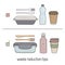 Reusable vs disposable lunch items