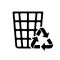 Reuse Container, Ecology Grid Basket for Garbage Pictogram. Recycling Eco Dustbin Icon. Environmental Conservation
