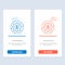 Revenue, Capital, Earnings, Make, Making, Money, Profit  Blue and Red Download and Buy Now web Widget Card Template