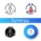 Revenue synergy icon