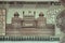 Reverse of the 500 Rupee banknote, used in India, .showing heritage Red Fort Delhi