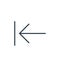 reverse arrow icon vector from user interface concept. Thin line illustration of reverse arrow editable stroke. reverse arrow
