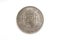 Reverse of a coin of 5 pesetas, hard, finalnes nineteenth century, Alfosnso XIII, silver