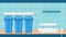 Reverse Osmosis Filtration System Flat Web Banner