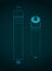 Reverse osmosis membrane isometric blueprint