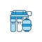 Reverse Osmosis System vector concept colored icon