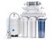 Reverse osmosis water purification system isolaterd on white. Water cleaning system