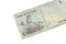 reverse side of 1 Qatari Riyal cash money currency of Qatar banknote with native birds Crested Lark Galerida cristata, Eurasian