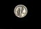 Reverse side of a Mercury Dime from 1949s