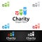Review Helping Hand Charity Foundation Creative Logo for Voluntary Church or Charity Donation