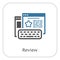 Review Line Icon.