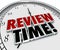 Review Time Clock Reminder Evaluation Assessment