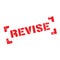 Revise rubber stamp