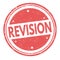 Revision sign or stamp