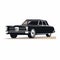 Revived Retro Glamour: Lincoln Continental Car Black Vector Icon