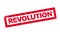 Revolution rubber stamp