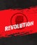 Revolution SocialProtest Creative Grunge Vector Concept on Rough Grunge Background