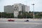 Revolution square in the center of Havana with featuring an iron mural of Che Guevara`s face on Ministry of Interior