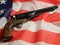 Revolver on American flag