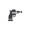 Revolver icon vector