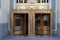 Revolving doors in the Marine Building, Vancouver