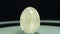 Revolving natural crystal carved egg