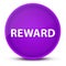 Reward luxurious glossy purple round button abstract