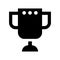 Reward Trophy icon or logo isolated sign symbol vector illustration