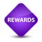 Rewards elegant purple diamond button