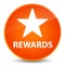 Rewards (star icon) elegant orange round button