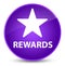 Rewards (star icon) elegant purple round button