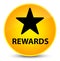 Rewards (star icon) elegant yellow round button