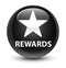 Rewards (star icon) glassy black round button