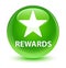 Rewards (star icon) glassy green round button