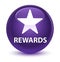 Rewards (star icon) glassy purple round button