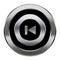 Rewind Back icon silver