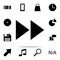 rewind mark icon. web icons universal set for web and mobile