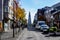 REYKJAVIC, ICELAND - SEPTEMBER 19, 2018: view of Hallgrimskirkja church in Reykjavik city in autumn.