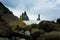 Reynisfjara lava beach view, south Iceland landscape