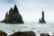 Reynisfjara lava beach view, south Iceland landscape