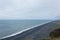 Reynisfjara lava beach view, south Iceland landscape