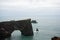 Reynisfjara lava beach view, south Iceland landscape