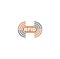 RFID related icon on background for graphic and web design. Creative illustration concept symbol for web or mobile app.