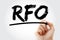 RFO - Request For Offer acronym